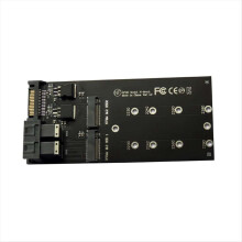 Adaptateur de carte de conversion SSD NVMe M.2 NGFF SFF-8643 U.2 vers double SSD NVMe M.2 NGFF à clé