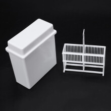 Ensemble de 24 supports de coloration pour lames de microscope blanches 2 en 1