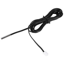 2 m waterproof thermistor temperature sensor with measuring lead 10 kΩ 1% 3950 black