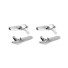 2 Paar Innentürgriff-Abdeckungsverkleidung. Türzuziehgriff für Mercedes Benz E CLS-Klasse S211 W211 W219 2003-2009
