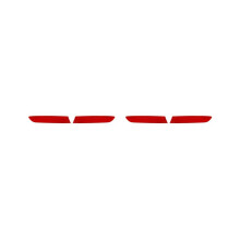 2 Paar Neuer. Hochwertiger Seitenlichtreflektor für die Heckstoßstange 63257352209 63257352210 für BMW X3 F25 LCI 2013-2017