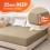 Imperial Rooms (Beige, Double (137 x 190 cm)) Fitted Sheet Bed Sheets Extra Deep 25CM Single Double King Sizes 1