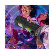 (2-in-1) 20-W--Lautsprecher mit Stoßdämpfendem Lichteffekt. Stereo-Surround-Sound und Kabellosem Subwoofer