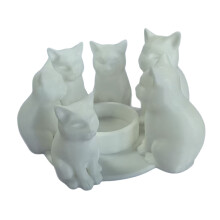 Cartoon Cats Candle Holders Candlesticks Kitten Tealight Candle
