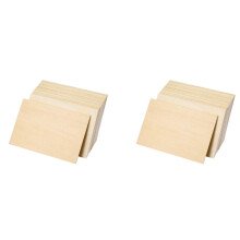15PCS Linde Handwerk Bord Modell Spielzeug Gebäude Carving Handwerk