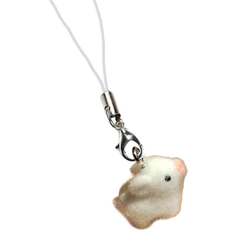 Quick Clip On Keychain Accessory Effortless Setup for-White