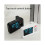 Digital multi-function projector alarm clock. Simple LCD alarm clock. Bedside alarm clock. Silent alarm clock. White 6