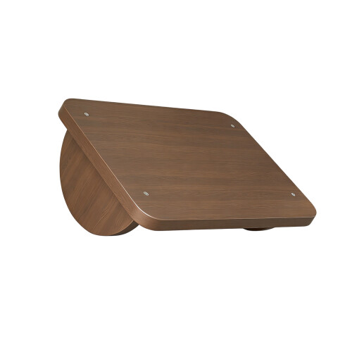 Modern Under Desk Footrest Stool Crafted-Small walnuts color