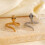Serpentines Adjustable Rings Stainless Steel Crafted-Gold 7