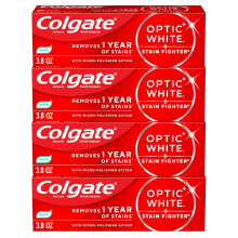 Colgate Optic White Mint Paste 3.8 OZ 4 Pack
