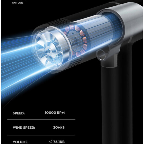 Professional Hair Dryer Fast Dry Negative Ionic Hair Blower Diffuser 2