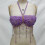 Beaded Body Chain Bra Multilayer Chest Chain-Purple os 6