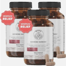 (3PCS) Hormonal New in box Harmony for Women Happy Support Mammoth Natural