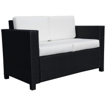 Rattan Sofa, 2 Seater Garden Furniture
