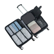 Reisopbergtas set voor kleding en bagage.