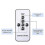 LED Dimmer with RF Remote, Waterproof IP67 Deck Light Dimmer for LED Lights, Black Extension Cable DC Male/Female 3