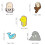 Cartoon zeedier broche van legering, 1 stuk 4