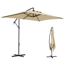 Parasol Excéntrico Beige 294 x 193 x 250 cm