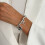 Robustes Armband aus Legierung und Acryl, schwarzer 4