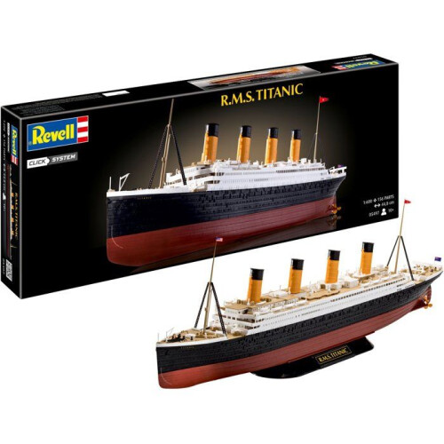 Revell Bausatz - REVELL - Click System - R.M.S TITANIC - Ohne Kleber - Vorgefertigte Teile
