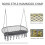 Two-Seater Boho Macrame Hammock Swing - Grey 4