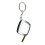 Stalen sleutelhanger meetlint 2m 4
