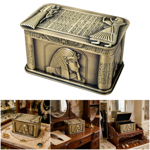 Vintage-inspirierter Anubis-Schmuckhalter, stabile 1