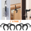 4er-Pack schwarze TPU-Türstopper für Ersthelfer 5