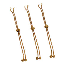 Set mit 3-Goldquadrat-Perlenstil1
