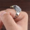 Bird Sculpture Opening Ring Vintage Copper Made Adjustable 4