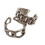 Adjustable Open Ring with Irregular Line Wrap for Women-B 2