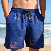 (men's pants, M) Summer beach shorts, seaside vacation swimwear, capri pants, unisex beach couple outfits