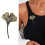 Fashion Brooch Beautiful Leaf Shaped Pattern Corsage-Silver 3