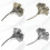 Fashion Brooch Beautiful Leaf Shaped Pattern Corsage-Silver 6
