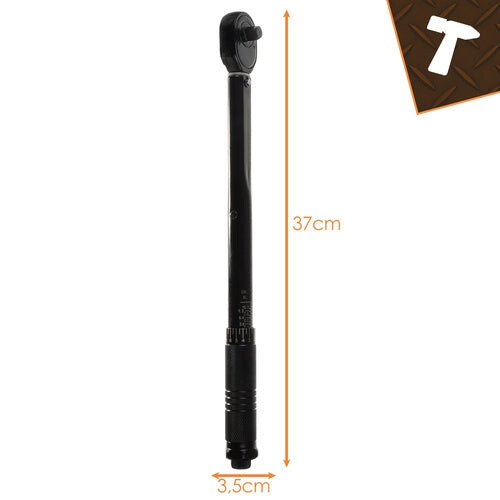 Chave dinamométrica 3/8" 7-112 Nm com certificado de calibração 1