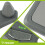 Balance Board with Counter, Reversible Panel, Spirit Level 5