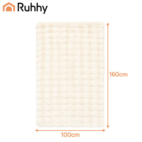 Witte deken 160x100 cm - zacht, duurzaam, polyester
