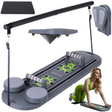 Pilatesbord met handgrepen, 97x35 cm, thuisfitness