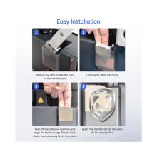 2x BIQU Panda Purge Shield, revêtement polymère SUS304. Kit d'amélioration d'impression. Pièces pour