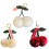 Cherry Pendant Keychain Stylish Fruit Charm- Red 2