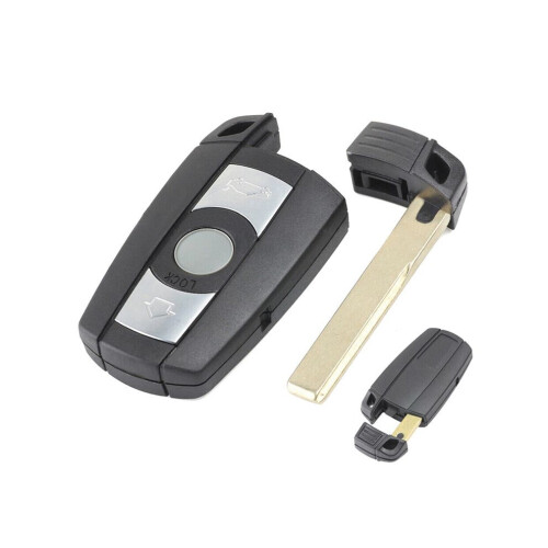 2 télécommandes intelligentes pour BMW Série 1/3/5/7 E90 E91 E92 E60, commande sans clé, puce émettr 2