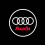 2Pcs Car Door Wireless Welcome Light LED HD Projector Lamp For Audi 3