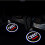 2Pcs Car Door Wireless Welcome Light LED HD Projector Lamp For Audi 7
