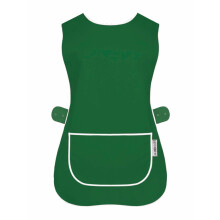 (3XL, Green) Ladies Work Tabard Aprons Women Men Catering Cleaning Kitchen
