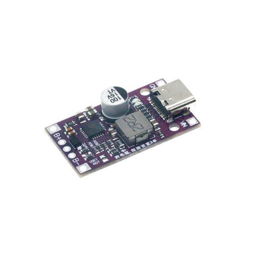 5 PCS Type-C USB 2S Lithium Battery Charging Module Lithium Battery Pack Charging Board Fast Charging 3.7V Polymer for UAVs 1
