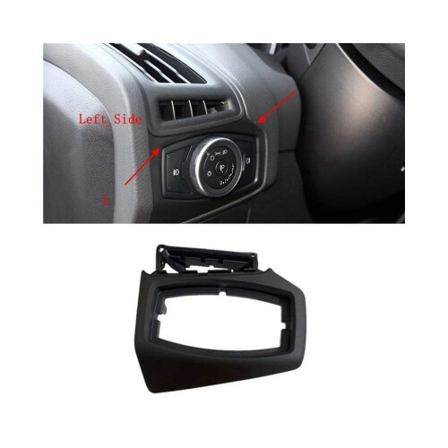 3X Car Headlight Switch Trim Frame Cover for Ford Focus 2012-2014 1