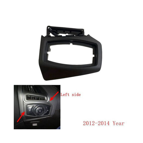 3X Car Headlight Switch Trim Frame Cover for Ford Focus 2012-2014 2
