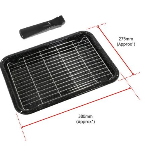 HOTPOINT Oven Cooker Grill Pan With Rack 2