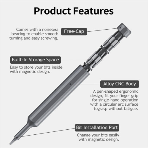39-in-1 screwdriver set 1