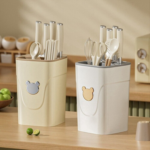 B-Kitchen Messerhalter Multifunktionaler Essstäbchen-Geschirr-Organizer 1